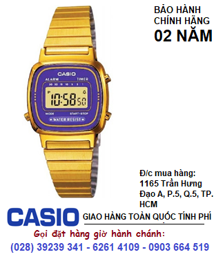 Casio LA-670WGA-6DF, Đồng hồ Học sinh Casio LA-670WGA-6DF chính hãng| Bảo hành 2 năm 
